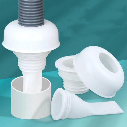 Daily Use Kitchen Drain Seal for Odor Prevention at Home - white multi-layer thickened sink drain seal for blocking odors and pests
