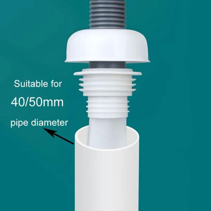 Daily Use Kitchen Drain Seal for Odor Prevention at Home - multi-layer thickened white drain seal fitting 40/50mm pipe