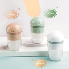 Compact 4-in-1 Mini Pill Organizer and Cutter with Grinding Function