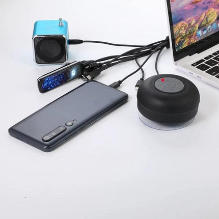 Handy USB Cable for Multiple Devices in Daily Life charging smartphone, laptop, speaker and classic gadgets with multi-connector cable