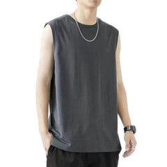 Sleeveless Men's Summer Sports Vest for Basketball and Fitness Activities