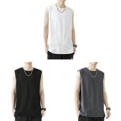 Sleeveless Men's Summer Sports Vest for Basketball and Fitness Activities