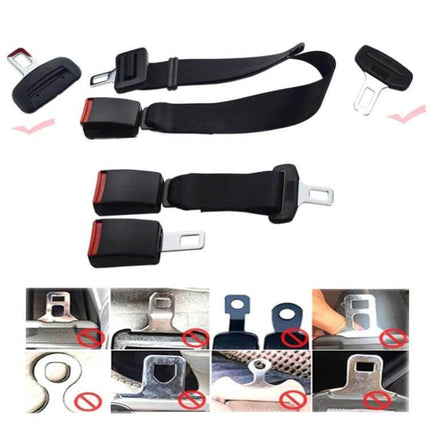 Car Maternity Child Seat Belt Extender 80 Cm for Safe Car Travel - adjustable 80cm seat belt extender for pregnant travelers, easy buckle fit
