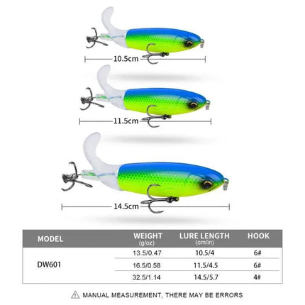 Proberos Floating Topwater Propeller Lure for Surface Fishing