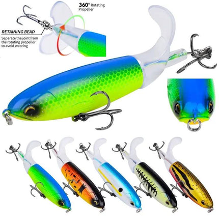 Proberos Floating Topwater Propeller Lure for Surface Fishing