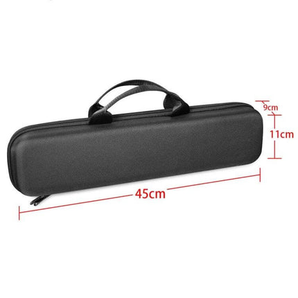 Airstrait Anti Fall Storage Bag For Wet And Dry Hair Dryer black travel case 45x11x9cm with handle and zip, padded high-density inner support