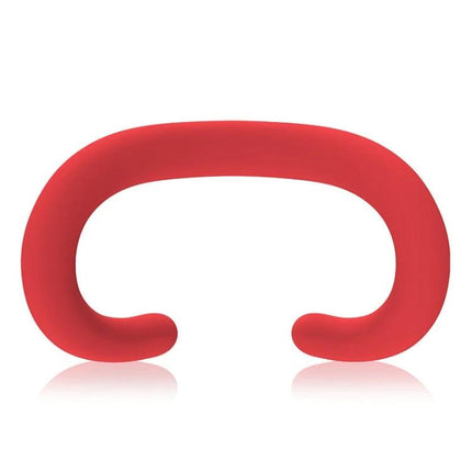 Silicone Protective Case for Apple Vision Pro with Sweatproof Design — red soft shock-absorbing silicone head strap cover