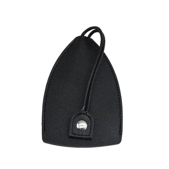 Pullout Personalized Ladies Car Key Bag Black For Home And Car Keys - compact black PU key organizer for home and car keys, lightweight protective pullout design