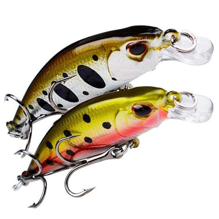 Proberos Sinking Minnow Lure Long Casting For Freshwater compact 5.3cm ABS sinking crankbait with natural wobble for weedlines and drop-offs