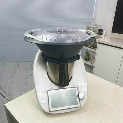 Steaming Pan Cover For Thermomix Everyday Kitchen Use on Thermomix steaming vegetables and fish, two-piece lid preserving color and texture