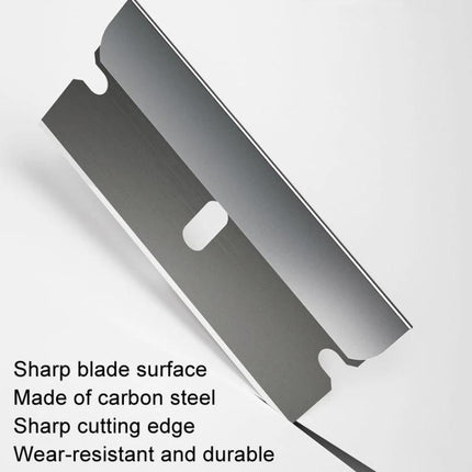 Mechanic Ultra-Thin Carbon Steel Repair Blade for Screen Work showing a sharp double-edged carbon steel razor blade for precise screen removal and glue scraping