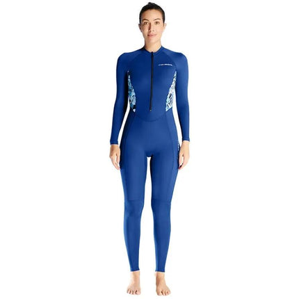 Women's Long Sleeve Thin Wetsuit Rash Guard Quick Dry
