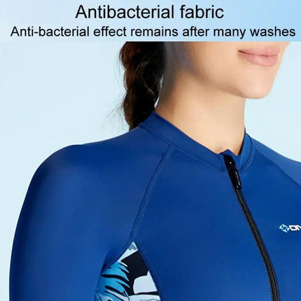 Women's Long Sleeve Thin Wetsuit Rash Guard Quick Dry
