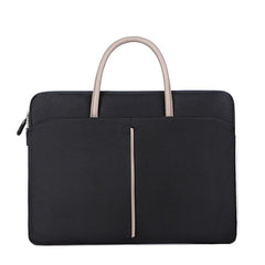 Waterproof Oxford Fabric Laptop Briefcase with Stylish PU Handle for Men and Women