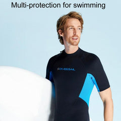 Men's & Women's 1.5mm Short Sleeve Neoprene Wetsuit for Surfing and Snorkeling