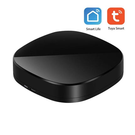 Wireless Smart Remote for TV, Air Conditioner and Home Appliances - compact black WiFi/Bluetooth hub compatible with Smart Life and Tuya Smart