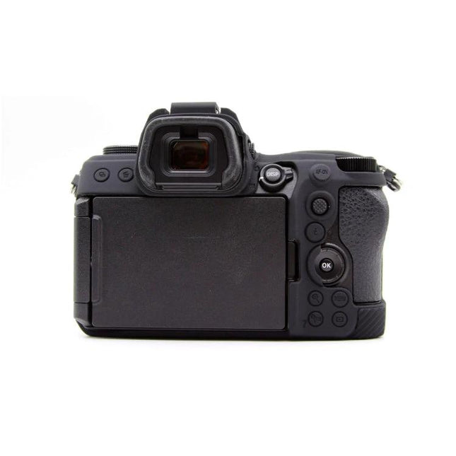 Silicone Protective Case for Nikon Z6III Camera in Various Colors on rear view of camera showing full coverage and buttons
