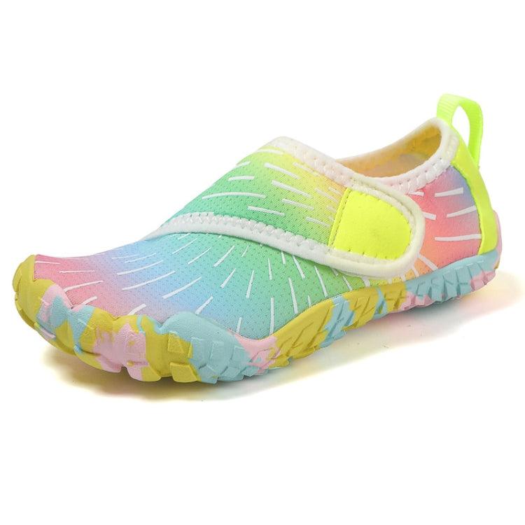 Kids Lightweight Quick-Dry Aqua Barefoot Swim Shoes for Beach Fun