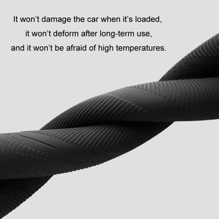 Alt Tag: BEN.JACK Car Anti Slip Steering Wheel Cover for Everyday Grip slim liquid silicone 1.9mm ultra-thin anti-slip anti-sweat linear pattern grip
