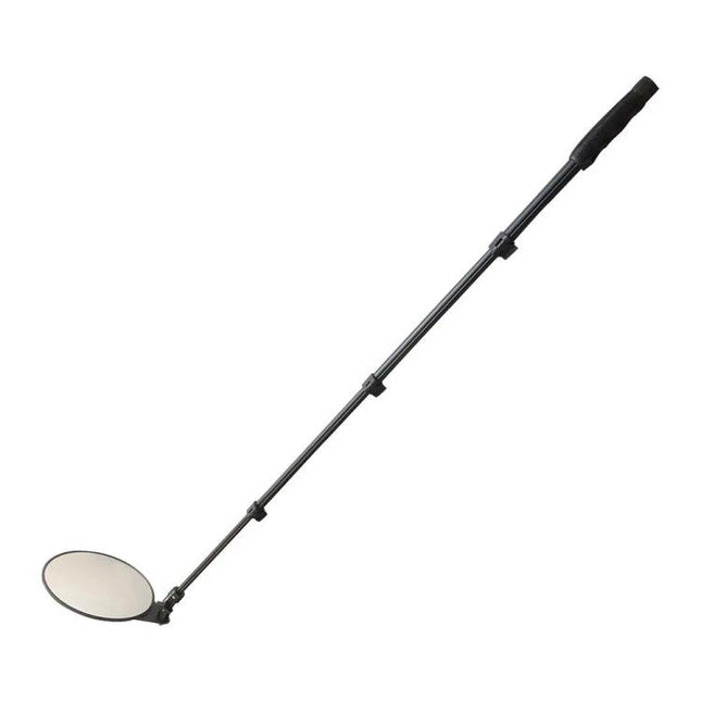 Telescopic Mirror for Security Checks in Everyday Situations — adjustable extendable inspection mirror with padded handle for viewing blind spots