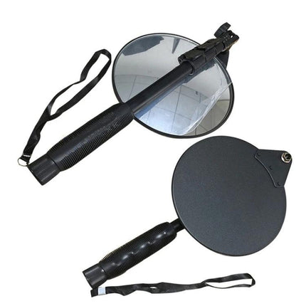 Telescopic Mirror for Security Checks in Everyday Situations – handheld extendable inspection mirror with strap for viewing under vehicles and ceilings