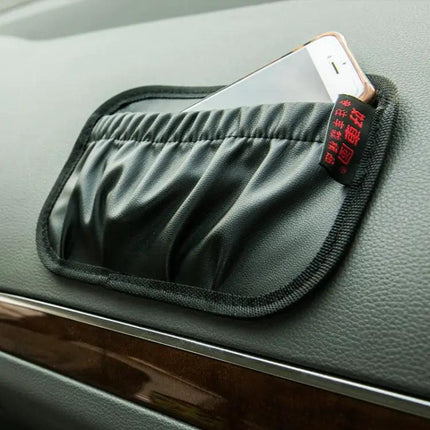 Car Instrument Console Net Pocket Storage Hanging Bag Large