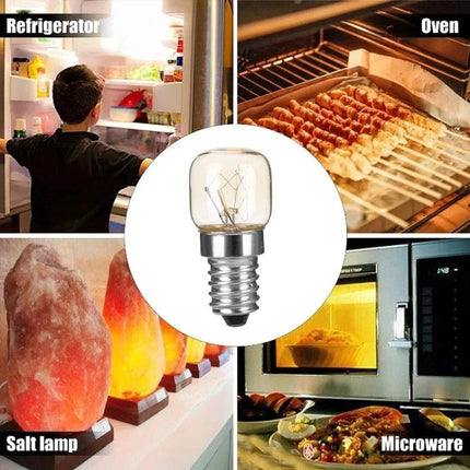 Durable Glass Oven Light Bulb for Daily Kitchen Tasks - E14 oven replacement bulb for baking, roasting and appliance lighting