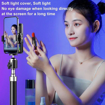 Desiontal Rechargeable Pocket Light for Photography and Shooting used as soft fill light for smartphone beauty video and makeup demonstration