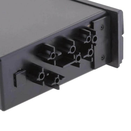 Car Audio Storage Box Cup Holder With Double Layer plastic double-layer cup holder and storage for single-disc head unit installations