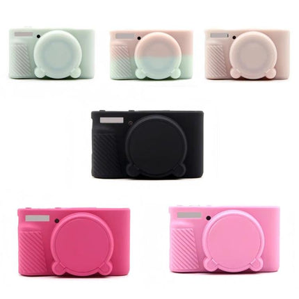 Soft Silicone Protective Case for Canon Cameras in multiple colors (mint, blush, black, pink) for SX730 SX740 camera protection
