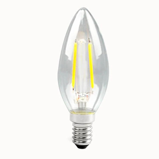 Vintage LED Chandelier Lights for Home Atmosphere Settings - clear anti-flicker LED filament bulb for vintage chandeliers
