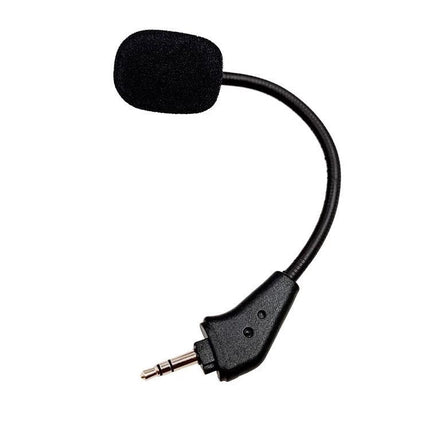 Kingston HyperX Compatible Microphone for Everyday Gaming Sessions - replacement boom mic with foam windscreen and 3.5mm plug