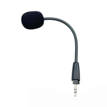 Kingston HyperX Compatible Microphone for Everyday Gaming Sessions - replacement boom mic with foam windscreen and 3.5mm plug