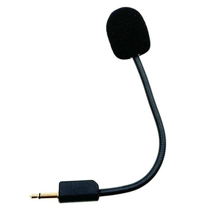 Kingston HyperX Compatible Microphone for Everyday Gaming Sessions - replacement boom mic with foam windscreen and 3.5mm plug
