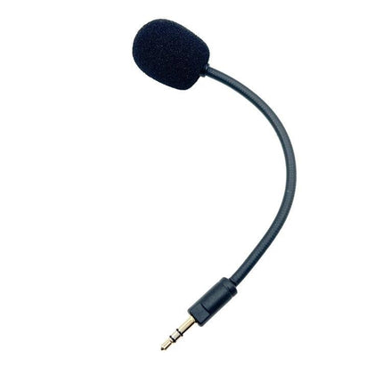 Kingston HyperX Compatible Microphone for Everyday Gaming Sessions detachable boom mic with foam windscreen and 3.5mm jack for quick headset replacement