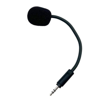 Kingston HyperX Compatible Microphone for Everyday Gaming Sessions - replacement boom mic with foam windscreen and 3.5mm plug
