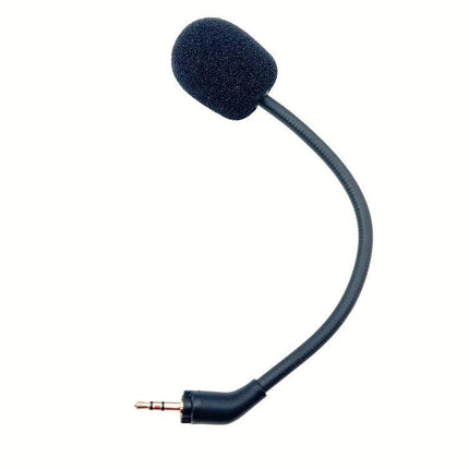 Kingston HyperX Compatible Microphone for Everyday Gaming Sessions - replacement headset boom mic with foam windscreen