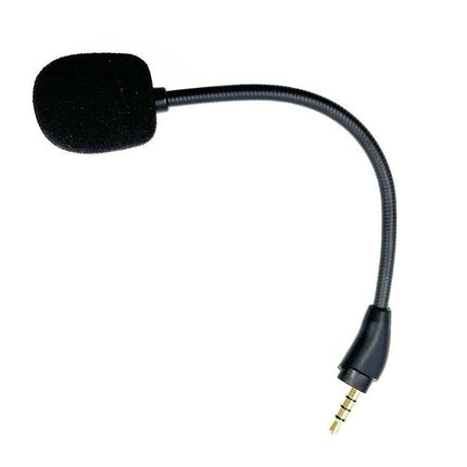 Kingston HyperX Compatible Microphone for Everyday Gaming Sessions - replacement gooseneck mic with 3.5mm plug and foam windscreen