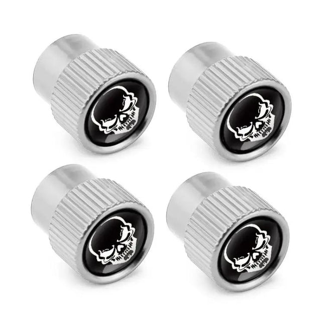 Skeleton Aluminum Valve Cap Set 4 Piece for Car Tires | Syndmart