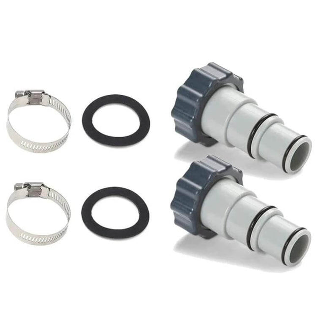 Pool Hose Adapter With Internal Thread For Filter Connection – pair with rubber gaskets and hose clamps for secure pool pump and filter hookup