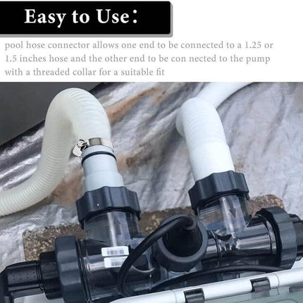 Pool Hose Adapter With Internal Thread For Filter Connection rubber gasket durable plastic connecting hoses to filter intake or pump