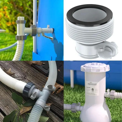 Type B Hose Adapter For Above Ground Pools 1.25 To 1.5 Inch