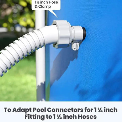 Type B Hose Adapter For Above Ground Pools 1.25 To 1.5 Inch