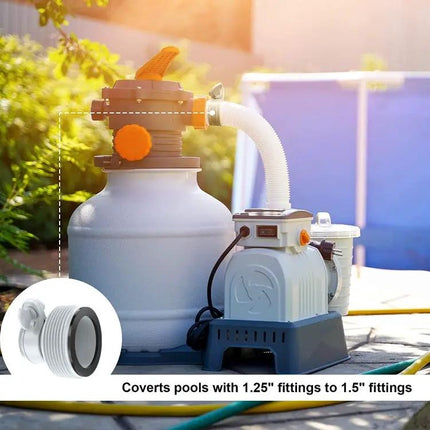 Type B Hose Adapter For Above Ground Pools 1.25 To 1.5 Inch