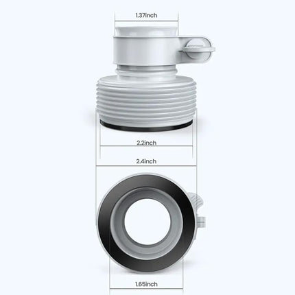 Type B Hose Adapter For Above Ground Pools 1.25 To 1.5 Inch