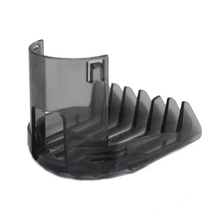 Limit Comb for Philips Hair Clipper Durable Plastic - dark smoke clip-on guard for even trims head and beard