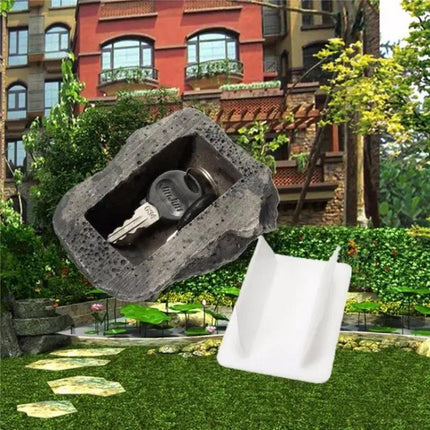 Simulated Pine Nut Stone Key Box for Hiding Essentials