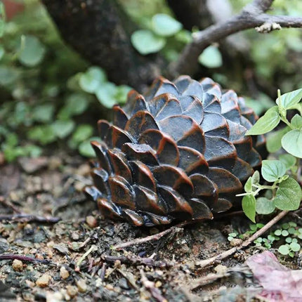Simulated Pine Nut Stone Key Box for Hiding Essentials
