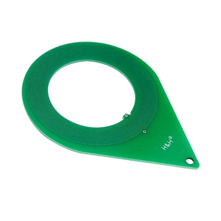 Essential Card for Routine Car Lock System Checks - green plastic ring test card for anti-theft chip sensor inspections