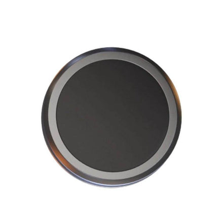 Zero Gravity Steering Wheel Phone Mount Magnetic Holder for Navigation - round slim aluminum magnetic phone pad for steering wheel navigation